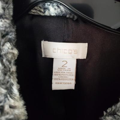 LOT 205Y: Faux Fur Lambs Wool Style Coats