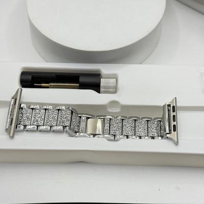 LOT 212J: Glam Apple Watch Band, Kramer NY Rhinestone Necklace, Elephant Pin, Butterfly Necklace & More