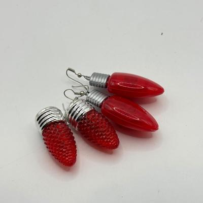 LOT 214: Holiday Jewelry & More: Swarovski Christmas Stocking Charm, Trifari White/Goldtone Clip Hoops, Gerry's & Art...