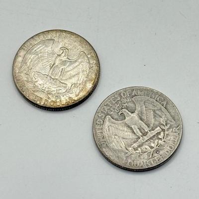 LOT 218C: 90% Silver Quarters US 25 Cent Coins (43.38g)