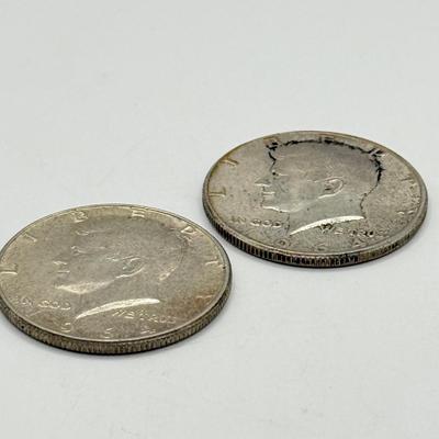 LOT 226: 90% Silver Kennedy Half Dollars US Coins 50 Cent Pieces (25.18g)