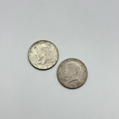 LOT 227C: 90% Silver Kennedy 1/2 Dollars 50 Cent Pieces US Coins (24.95g)