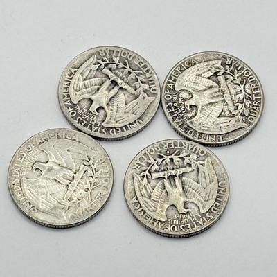 LOT 228C: 90% Silver Quarters - 1964 and Before (43.21g)