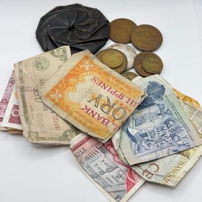 LOT 230C: Mexican Coins & Paper Money from Mexico, Philippines & France