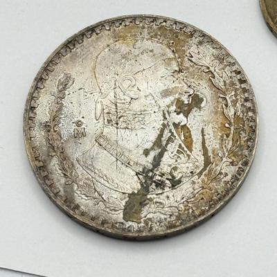 LOT 230C: Mexican Coins & Paper Money from Mexico, Philippines & France