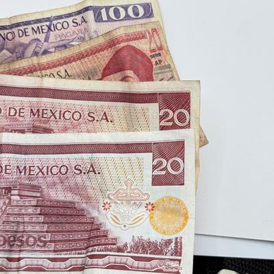 LOT 230C: Mexican Coins & Paper Money from Mexico, Philippines & France