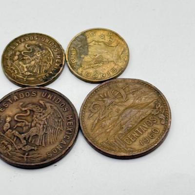 LOT 230C: Mexican Coins & Paper Money from Mexico, Philippines & France