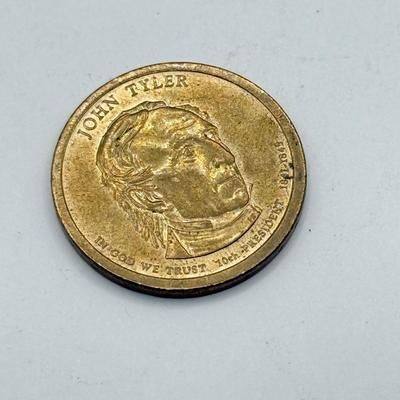 LOT 231C: US $2 Bills & John Tyler Liberty Dollar Coin