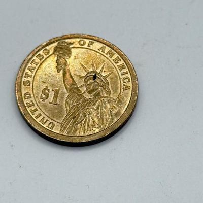 LOT 231C: US $2 Bills & John Tyler Liberty Dollar Coin