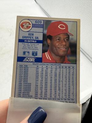 Ken Griffey Sr card