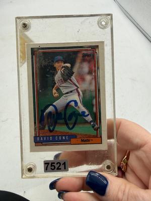David Cone card