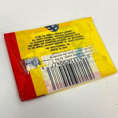 LOT 44: American Gladiators 1991 Topps Cards - 69 Sealed Packs