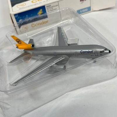 LOT 45: Herpa Miniature Airliner Models - 1:500 Scale - In Original Boxes