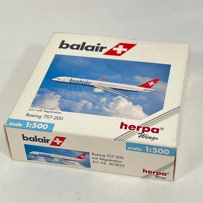 LOT 47: Herpa Miniature Airliner Models - 1:500 Scale - In Original Boxes