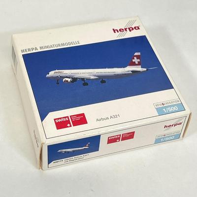 LOT 47: Herpa Miniature Airliner Models - 1:500 Scale - In Original Boxes