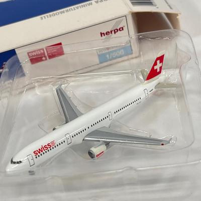 LOT 47: Herpa Miniature Airliner Models - 1:500 Scale - In Original Boxes