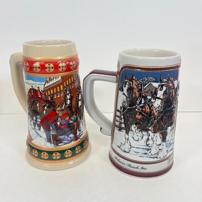 LOT 53: Collection of Budweiser Steins