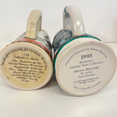 LOT 53: Collection of Budweiser Steins