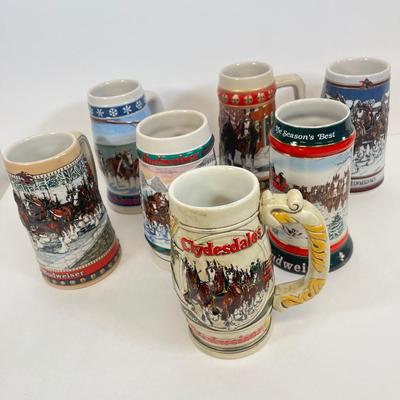 LOT 53: Collection of Budweiser Steins