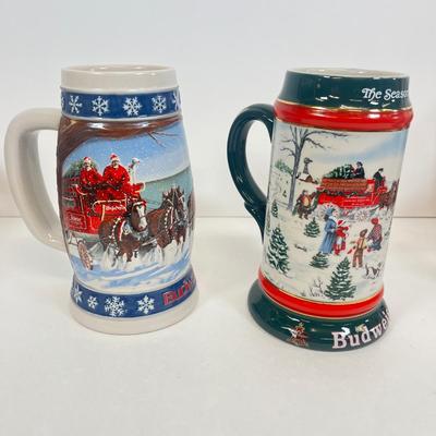 LOT 53: Collection of Budweiser Steins