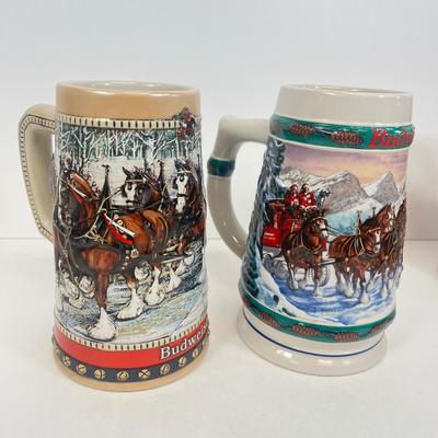 LOT 53: Collection of Budweiser Steins