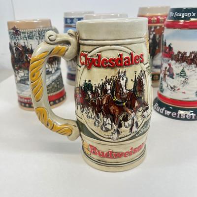 LOT 53: Collection of Budweiser Steins