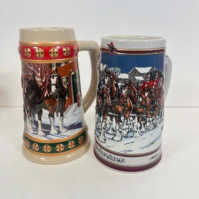 LOT 53: Collection of Budweiser Steins