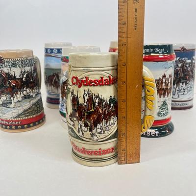 LOT 53: Collection of Budweiser Steins