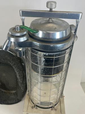 LOT 55: Vintage Medical Equipment - Ventillator and Bed Pan