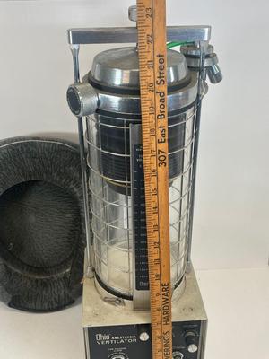 LOT 55: Vintage Medical Equipment - Ventillator and Bed Pan