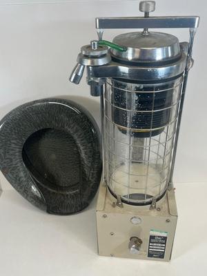 LOT 55: Vintage Medical Equipment - Ventillator and Bed Pan