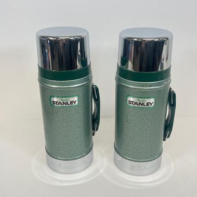 LOT 56: Two Vintage Stanley Thermoses