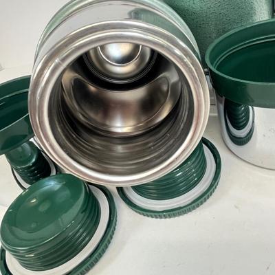 LOT 56: Two Vintage Stanley Thermoses