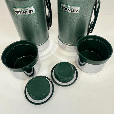 LOT 56: Two Vintage Stanley Thermoses