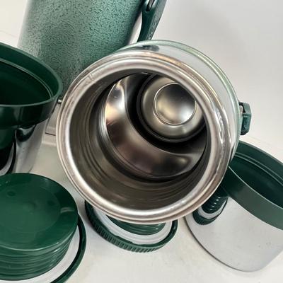 LOT 56: Two Vintage Stanley Thermoses