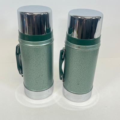 LOT 56: Two Vintage Stanley Thermoses