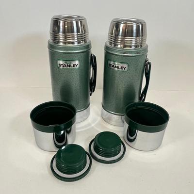 LOT 56: Two Vintage Stanley Thermoses