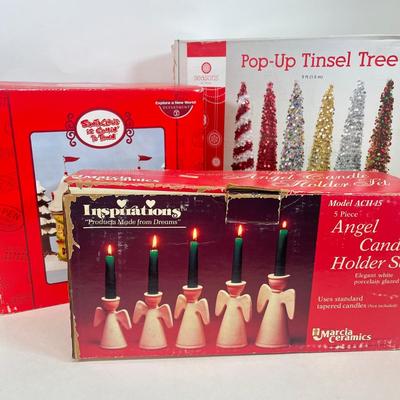 LOT 57: Christmas Collectibles - Deptartment 56 and More