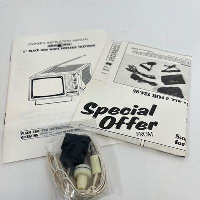LOT 59: Vintage Portable Televisions