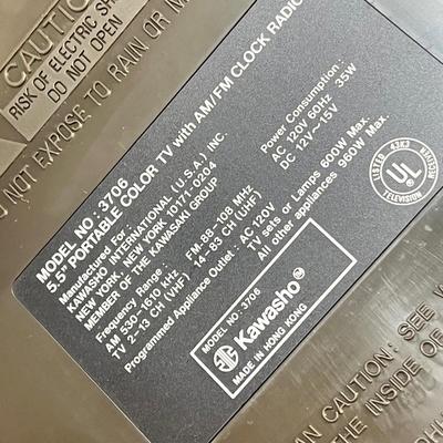 LOT 59: Vintage Portable Televisions