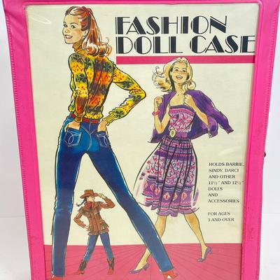 LOT 60: Vintage Barbie Collectibles - Phone and Case w/ Cllothes and Dolls
