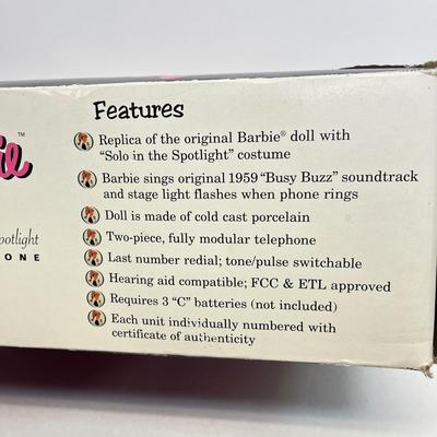 LOT 60: Vintage Barbie Collectibles - Phone and Case w/ Cllothes and Dolls