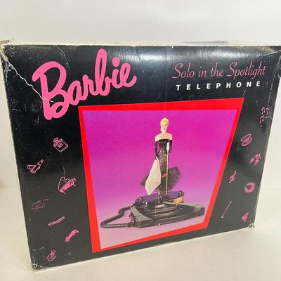 LOT 60: Vintage Barbie Collectibles - Phone and Case w/ Cllothes and Dolls