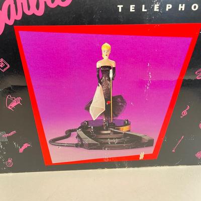 LOT 60: Vintage Barbie Collectibles - Phone and Case w/ Cllothes and Dolls