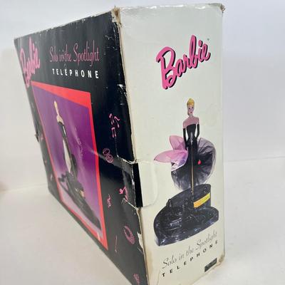 LOT 60: Vintage Barbie Collectibles - Phone and Case w/ Cllothes and Dolls