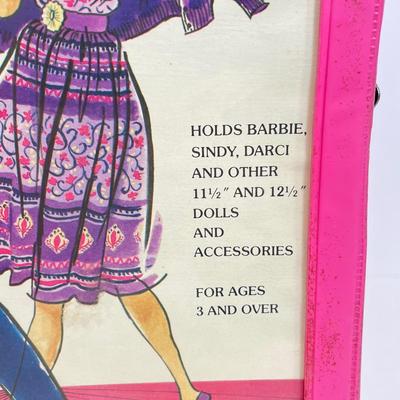 LOT 60: Vintage Barbie Collectibles - Phone and Case w/ Cllothes and Dolls