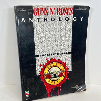 LOT 64: Musical Memories - Ozzy Osbourne Bobble Head, Guns N' Roses Sheet Music Book, Elvis Collectible Pen