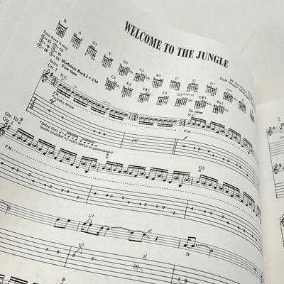 LOT 64: Musical Memories - Ozzy Osbourne Bobble Head, Guns N' Roses Sheet Music Book, Elvis Collectible Pen