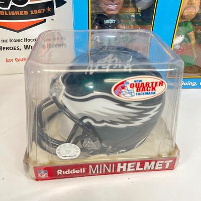 LOT 65: Collection of Sports Collectibles - Baseball, Hockey, Football, NASCAR