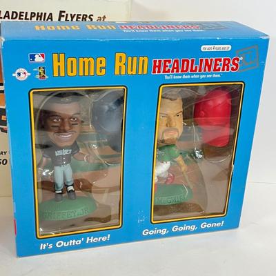 LOT 65: Collection of Sports Collectibles - Baseball, Hockey, Football, NASCAR